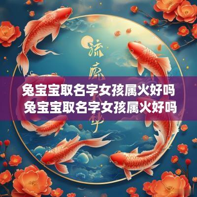 兔宝宝取名字女孩属火好吗 兔宝宝取名字女孩属火好吗