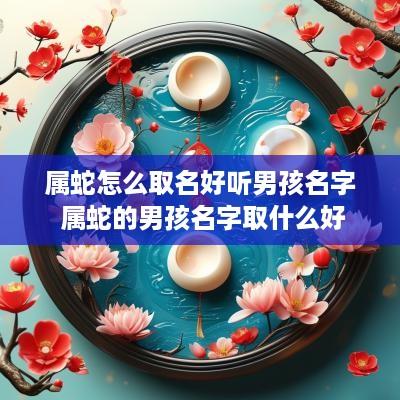 属蛇怎么取名好听男孩名字 属蛇的男孩名字取什么好