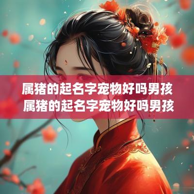 属猪的起名字宠物好吗男孩 属猪的起名字宠物好吗男孩子