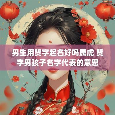 男生用贤字起名好吗属虎 贤字男孩子名字代表的意思