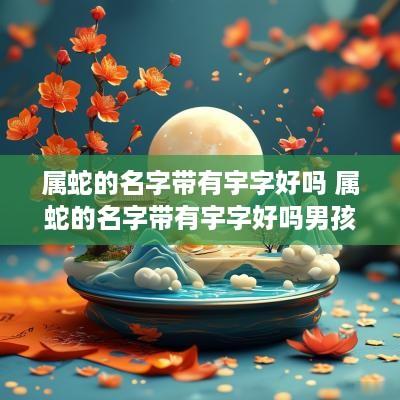 属蛇的名字带有宇字好吗 属蛇的名字带有宇字好吗男孩