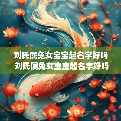 刘氏属兔女宝宝起名字好吗 刘氏属兔女宝宝起名字好吗