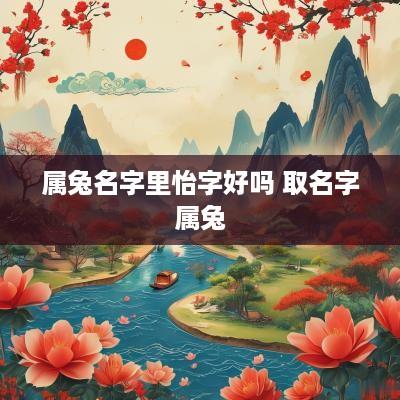 属兔名字里怡字好吗 取名字属兔