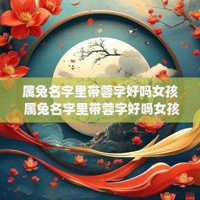 属兔名字里带蓉字好吗女孩 属兔名字里带蓉字好吗女孩子
