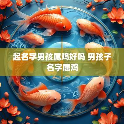 起名字男孩属鸡好吗 男孩子名字属鸡