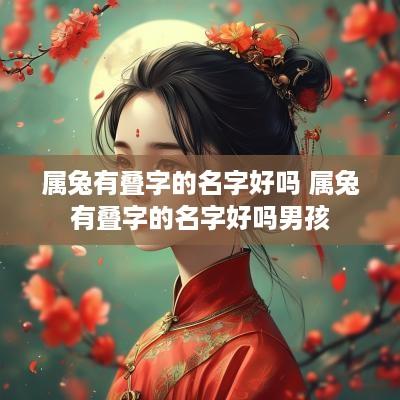 属兔有叠字的名字好吗 属兔有叠字的名字好吗男孩