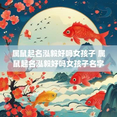 属鼠起名泓毅好吗女孩子 属鼠起名泓毅好吗女孩子名字