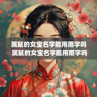 属鼠的女宝名字能用雨字吗 属鼠的女宝名字能用雨字吗怎么取