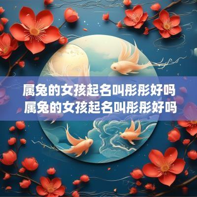 属兔的女孩起名叫彤彤好吗 属兔的女孩起名叫彤彤好吗