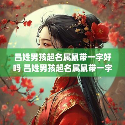 吕姓男孩起名属鼠带一字好吗 吕姓男孩起名属鼠带一字好吗