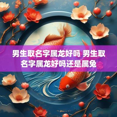 男生取名字属龙好吗 男生取名字属龙好吗还是属兔
