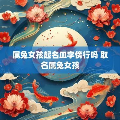 属兔女孩起名皿字傍行吗 取名属兔女孩