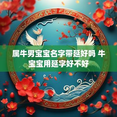 属牛男宝宝名字带延好吗 牛宝宝用延字好不好