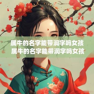 属牛的名字能带润字吗女孩 属牛的名字能带润字吗女孩子