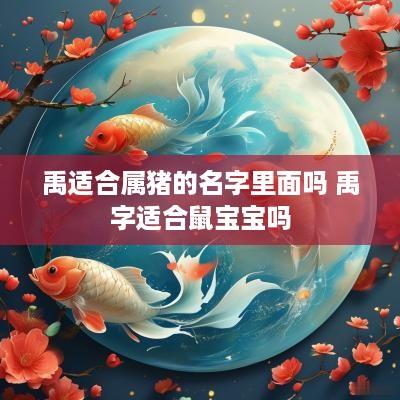 禹适合属猪的名字里面吗 禹字适合鼠宝宝吗