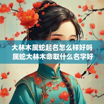 大林木属蛇起名怎么样好吗 属蛇大林木命取什么名字好