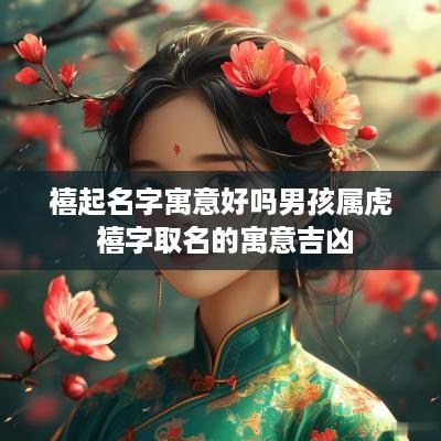 禧起名字寓意好吗男孩属虎 禧字取名的寓意吉凶