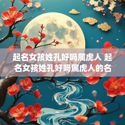 起名女孩姓孔好吗属虎人 起名女孩姓孔好吗属虎人的名字