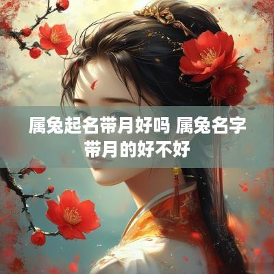 属兔起名带月好吗 属兔名字带月的好不好