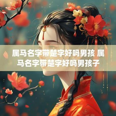 属马名字带楚字好吗男孩 属马名字带楚字好吗男孩子