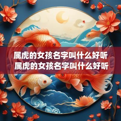 属虎的女孩名字叫什么好听 属虎的女孩名字叫什么好听点