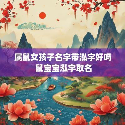 属鼠女孩子名字带泓字好吗 鼠宝宝泓字取名
