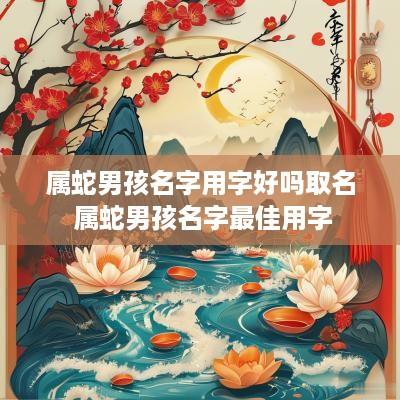 属蛇男孩名字用字好吗取名 属蛇男孩名字最佳用字