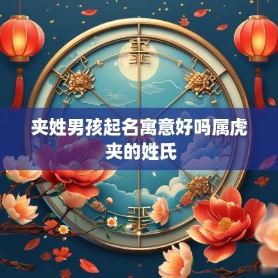 夹姓男孩起名寓意好吗属虎 夹的姓氏