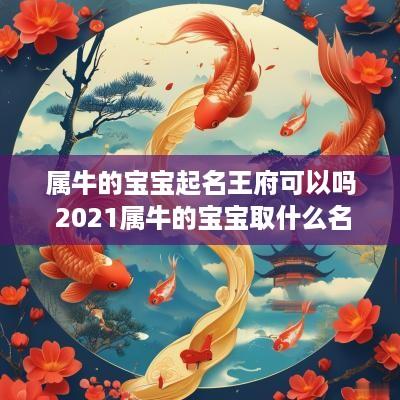 属牛的宝宝起名王府可以吗 2025属牛的宝宝取什么名字好王姓