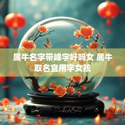 属牛名字带峰字好吗女 属牛取名宜用字女孩