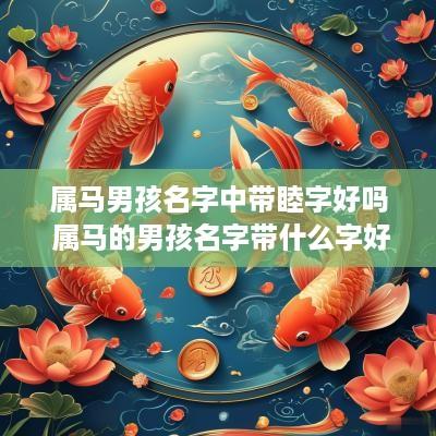属马男孩名字中带睦字好吗 属马的男孩名字带什么字好