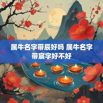 属牛名字带辰好吗 属牛名字带宸字好不好