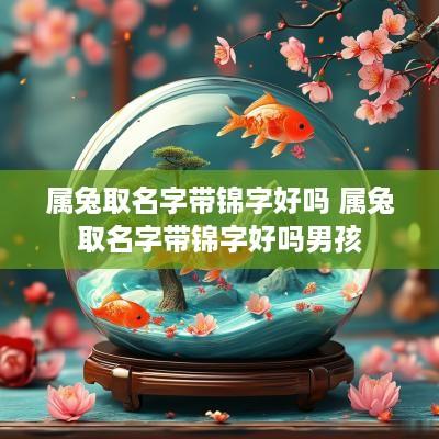 属兔取名字带锦字好吗 属兔取名字带锦字好吗男孩