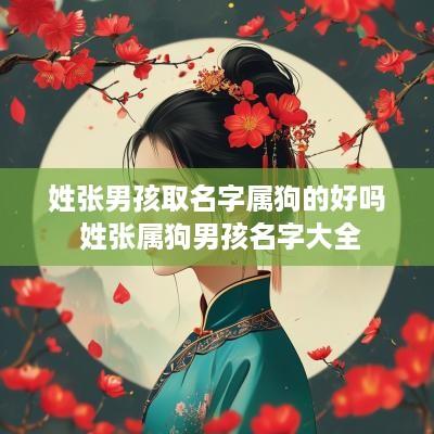 姓张男孩取名字属狗的好吗 姓张属狗男孩名字大全