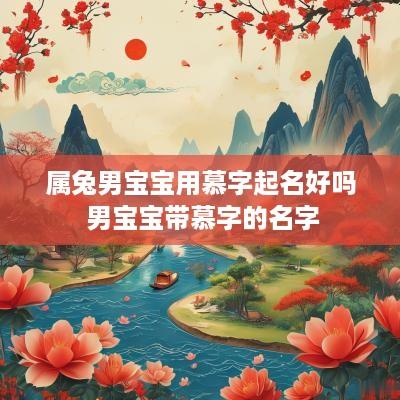 属兔男宝宝用慕字起名好吗 男宝宝带慕字的名字