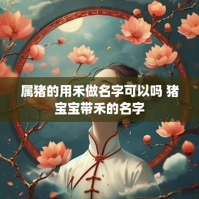 属猪的用禾做名字可以吗 猪宝宝带禾的名字