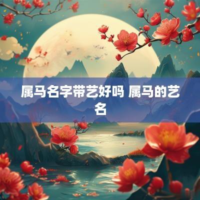 属马名字带艺好吗 属马的艺名