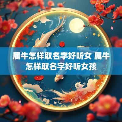 属牛怎样取名字好听女 属牛怎样取名字好听女孩