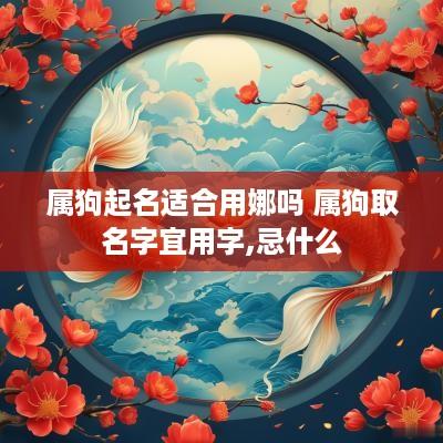 属狗起名适合用娜吗 属狗取名字宜用字,忌什么