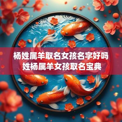 杨姓属羊取名女孩名字好吗 姓杨属羊女孩取名宝典