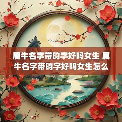 属牛名字带昀字好吗女生 属牛名字带昀字好吗女生怎么取