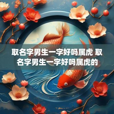 取名字男生一字好吗属虎 取名字男生一字好吗属虎的