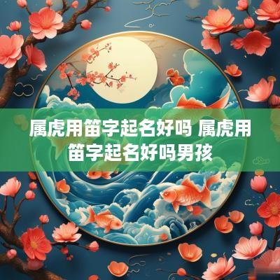 属虎用笛字起名好吗 属虎用笛字起名好吗男孩