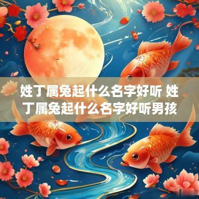姓丁属兔起什么名字好听 姓丁属兔起什么名字好听男孩