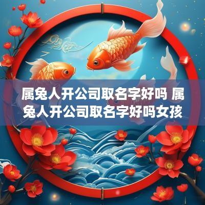 属兔人开公司取名字好吗 属兔人开公司取名字好吗女孩