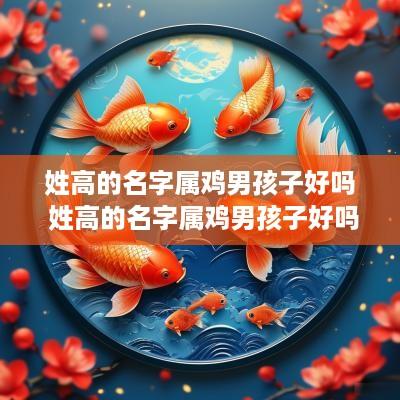 姓高的名字属鸡男孩子好吗 姓高的名字属鸡男孩子好吗怎么取