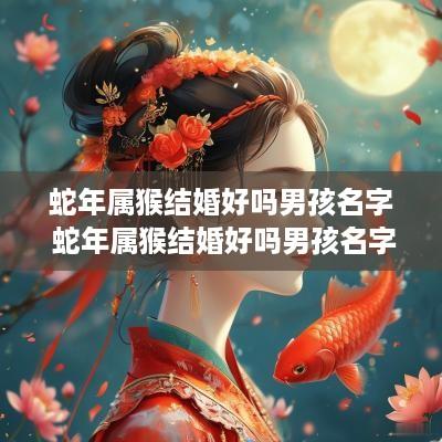 蛇年属猴结婚好吗男孩名字 蛇年属猴结婚好吗男孩名字叫什么