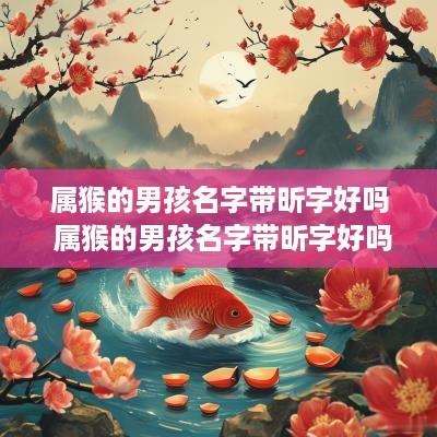 属猴的男孩名字带昕字好吗 属猴的男孩名字带昕字好吗