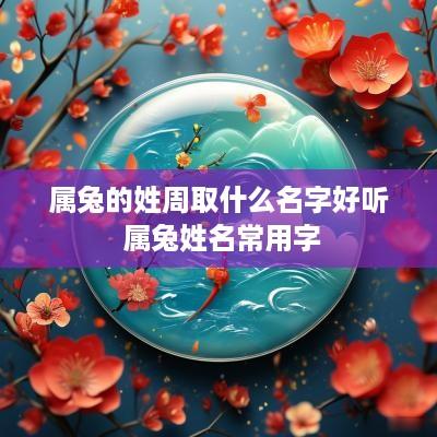 属兔的姓周取什么名字好听 属兔姓名常用字