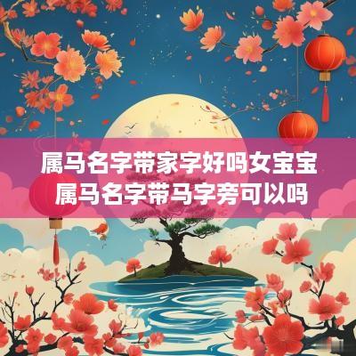 属马名字带家字好吗女宝宝 属马名字带马字旁可以吗